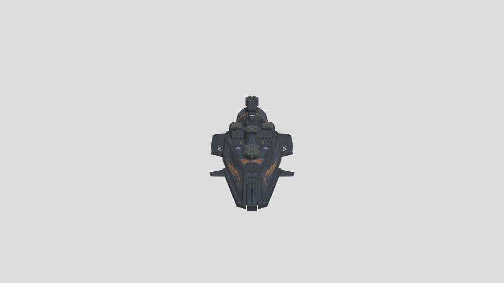 Scifi Space Ship Buffalo