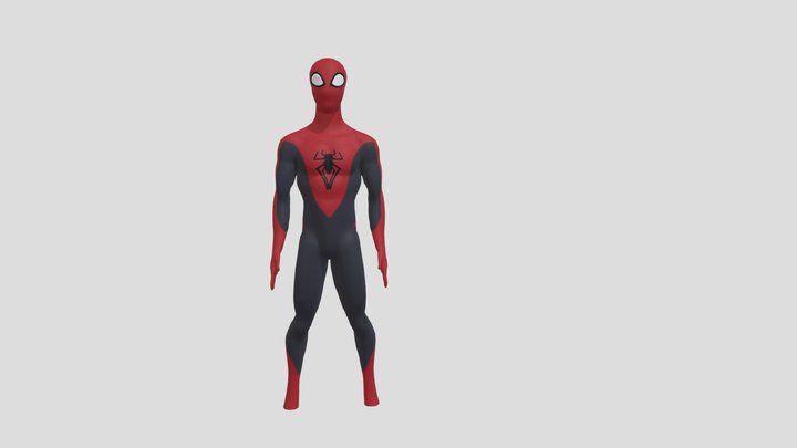 Spiderman color 3D Model