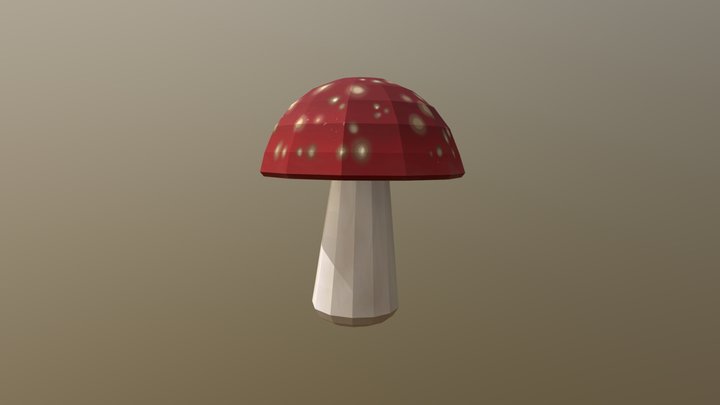 Mushroom model for XB1101 3D Model