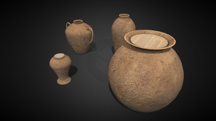 Assorted Old Pots