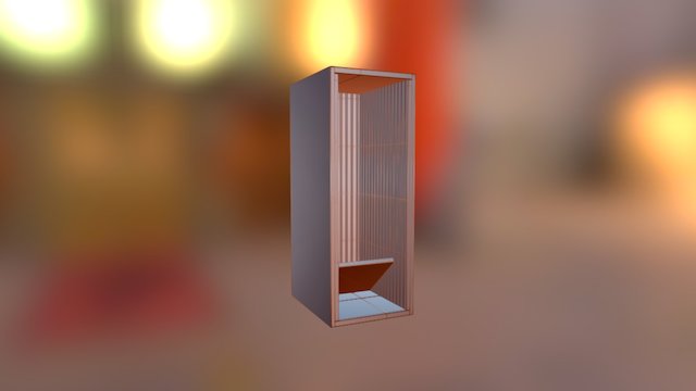 cabina zona fria 3D Model