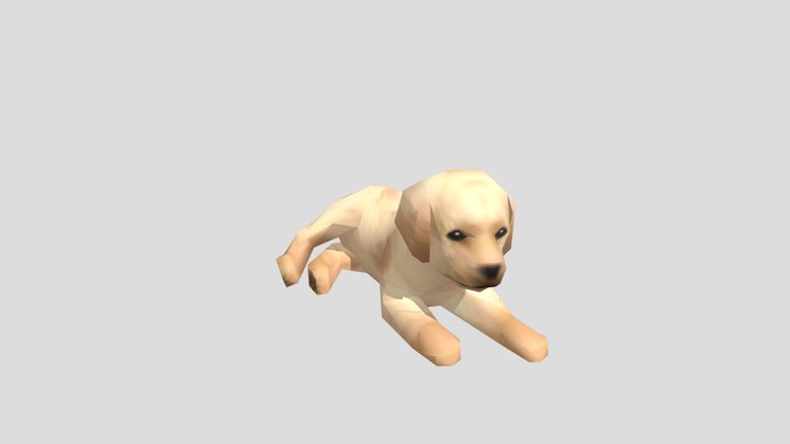 [Animal Crossing: New Leaf] Labrador Ornament 3D Model