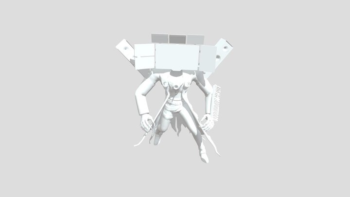 Titan Computer Man 3D Model