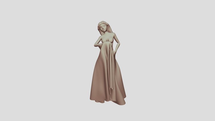 femenine body 3D Model