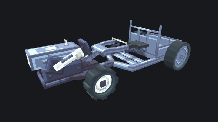Cultivator 3D Model
