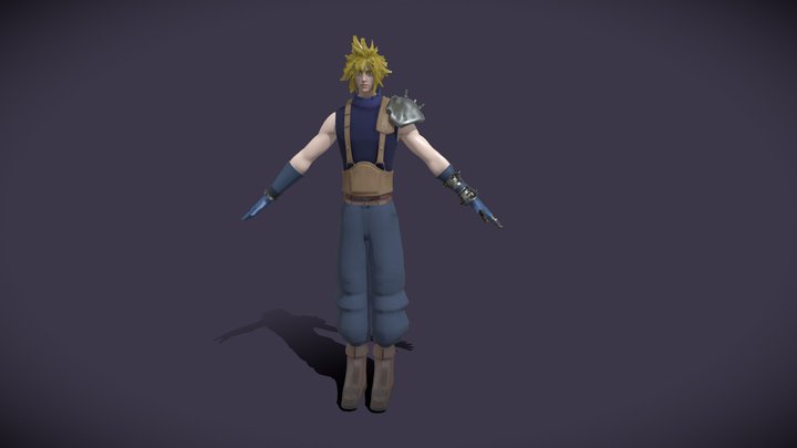 School Project - 3D Character Texturing 3D Model