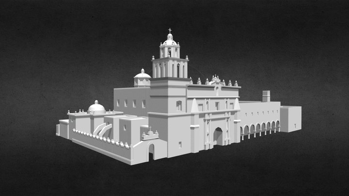 Parroquia San Juan Bautista 3D Model