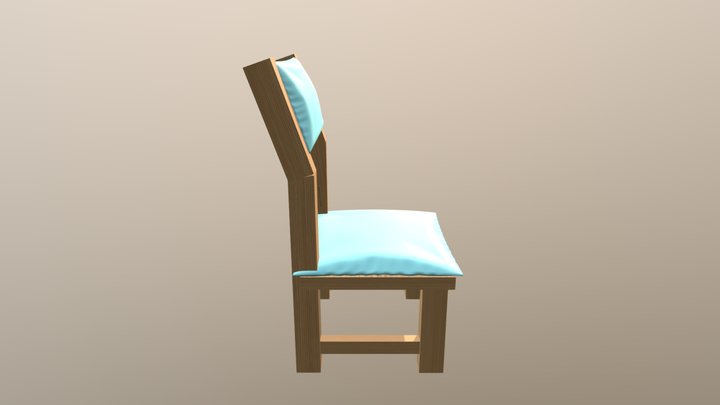 Chair for Dinner(Realistic) 3D Model