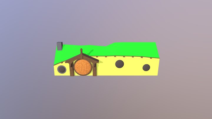 Hobbit Hole 3D Model