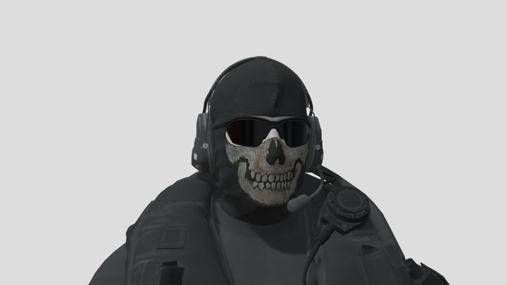 Call_of_duty_modern_warfare_ghost COD 3D Model