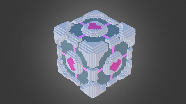 Companion Cube - Portal 3D Model