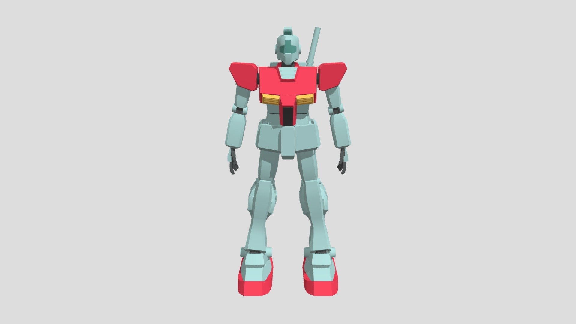 RGM-79-GM Low Poly - Download Free 3D model by Jonathan.C_Arts [779a623 ...