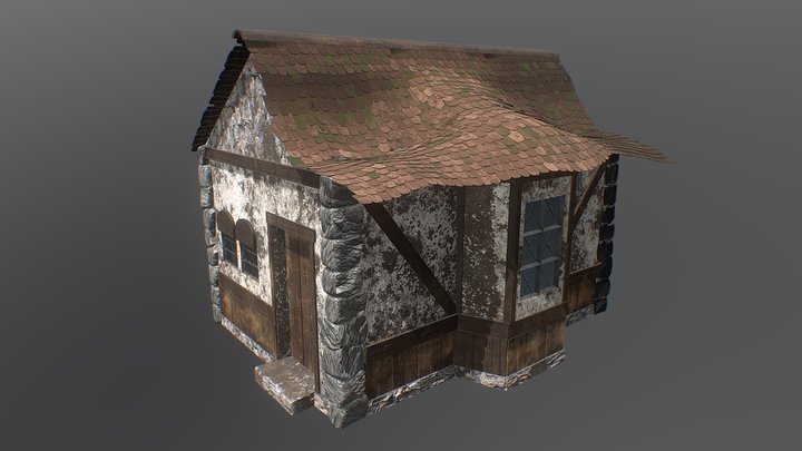 Small Médiéval house 3D Model
