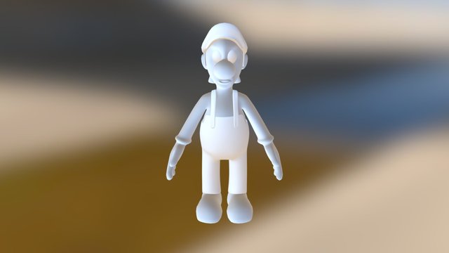 Luigi com OpenSubdiv 3D Model