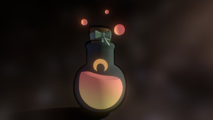 Potion Bottle 3D Model