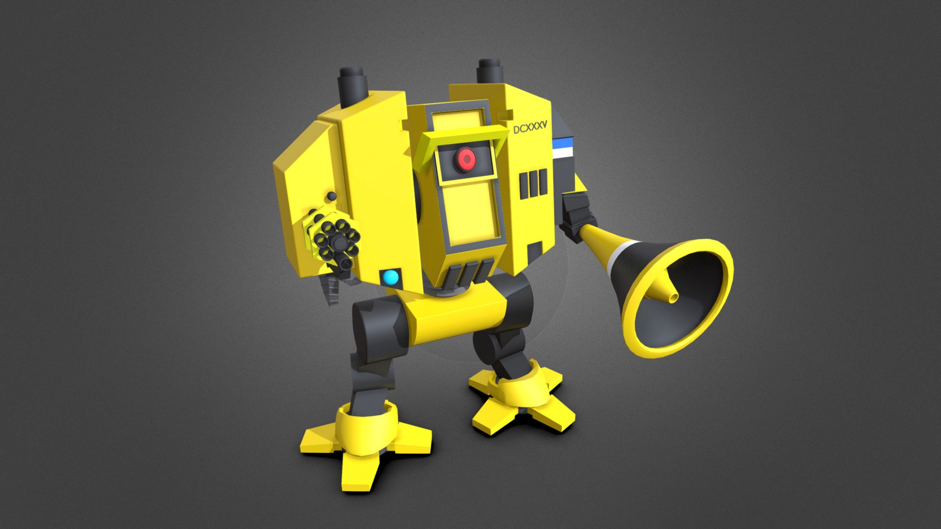 Worker Robot - 3D model by 3DMode (@3DModele) [779b5af] - Sketchfab