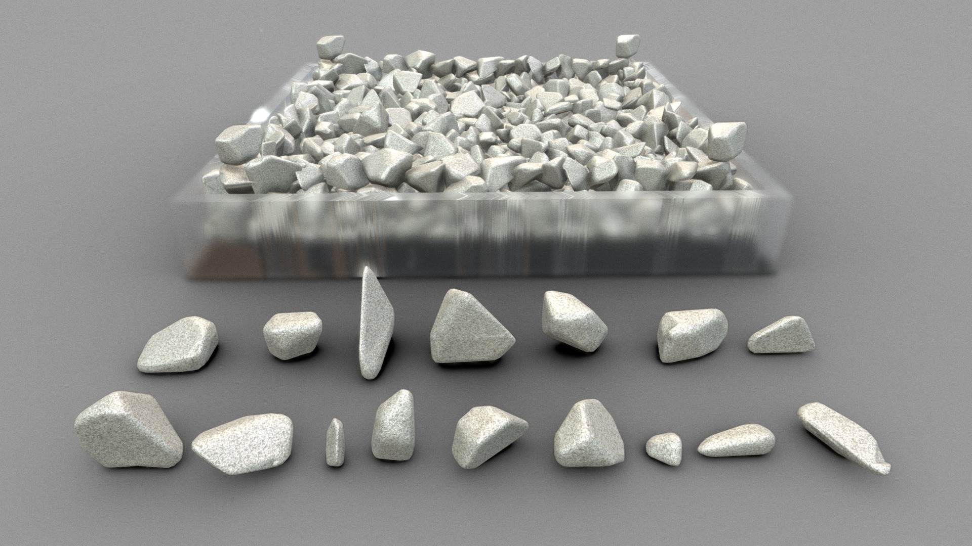 3D model Sandstone Package - This is a 3D model of the Sandstone Package. The 3D model is about a group of rocks.