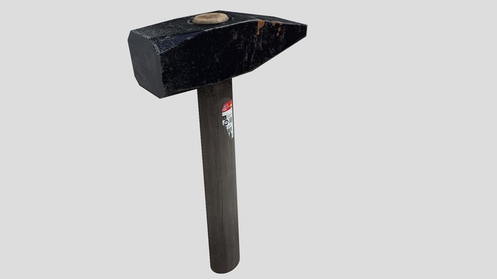 Hammer_Low Poly 3D Model