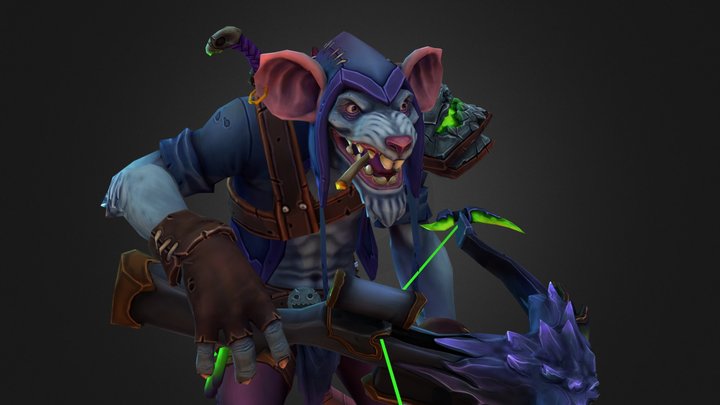 Twitch - The Plague Assassin 3D Model