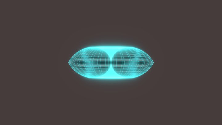 Electron-Orbital P Wireframe