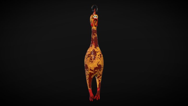 Rubber Chicken Charm Dead By Daylight 3D Model
