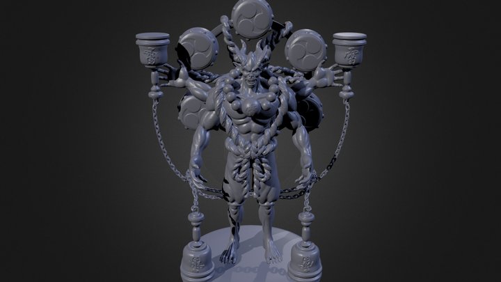 雷鬼 3D Model