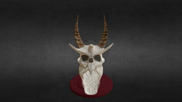 Skull entrance 3D Model