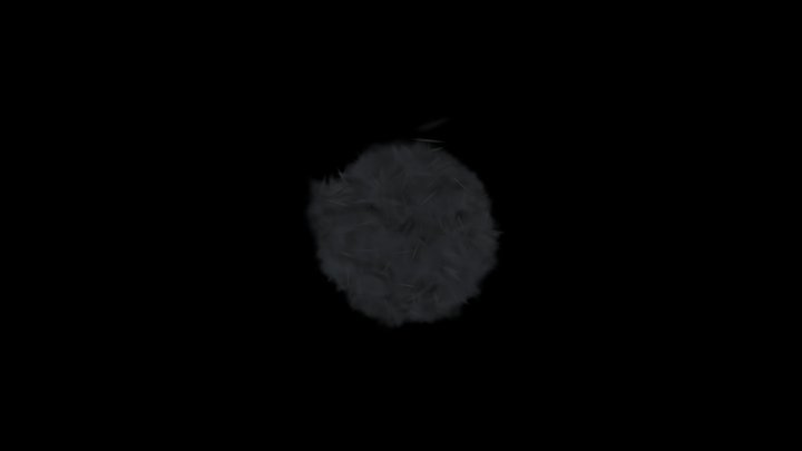 Shattered Smoke Orb 3D Model