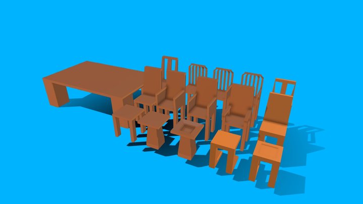 Wooden Furniture Set !FREE!