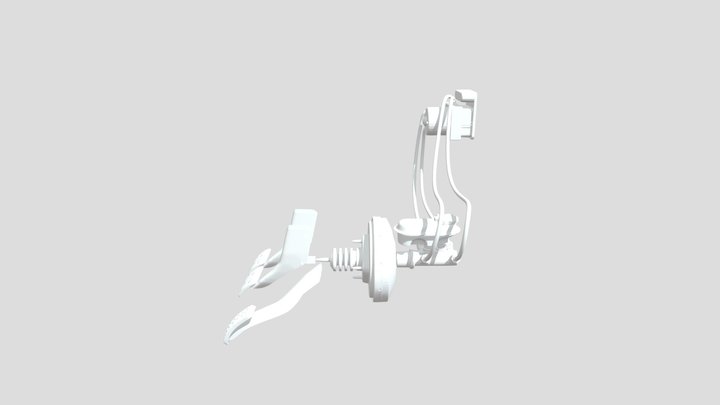 Freno hidráulico asistido 3D Model