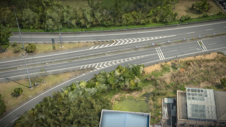Highway entrance and exit – Gratis 3D-model STL