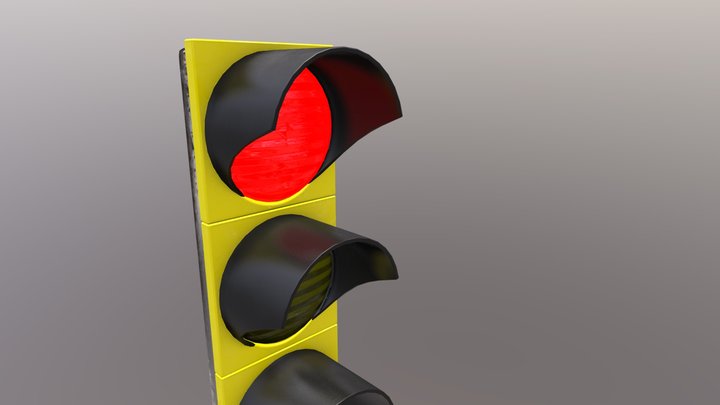 traffic_light_12in (1) 3D Model