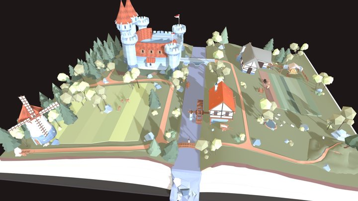 Medieval_fantasy_book – Modello 3D gratuito STL