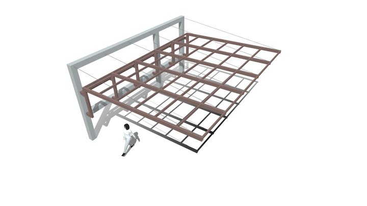 026- Pergola Caracol 3D Model