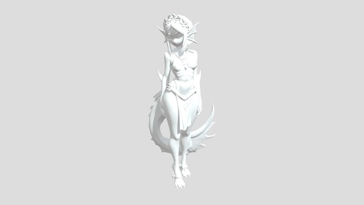 Aquatic Warrior 3D Model