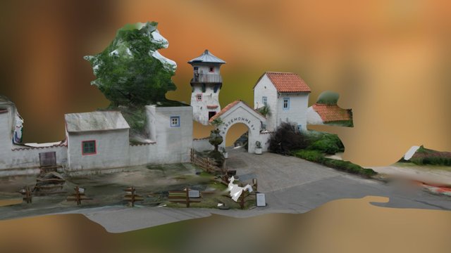 Kristinsand Amusement Park -Cardamom Town 3D Model