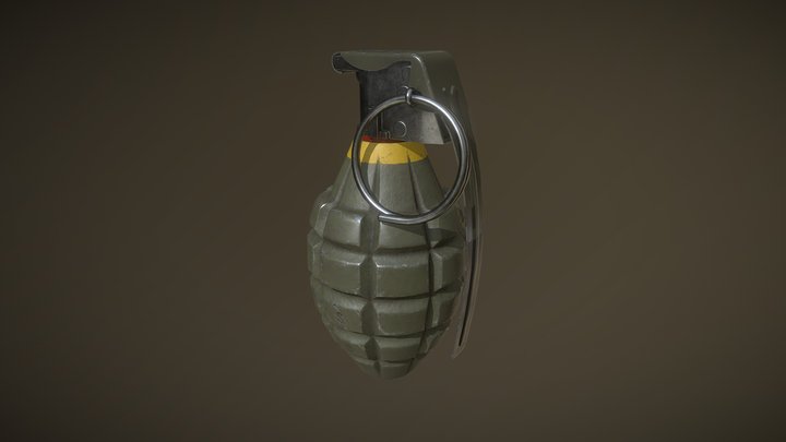 Grenade MK2 3D Model