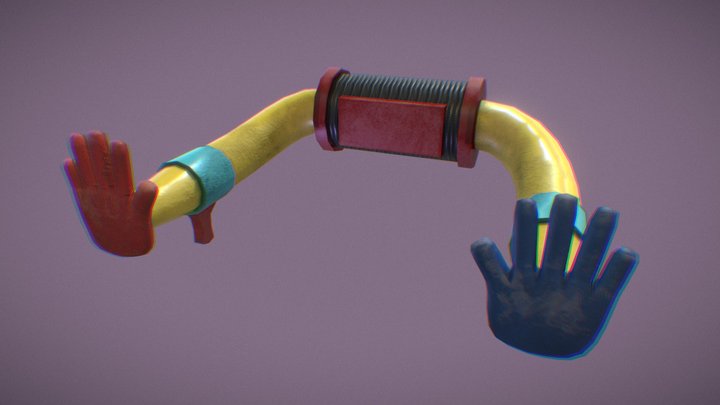 Grab Pack (Green Hand) - 3D model by kirya007e (@kirya007e) [e6a72f7]