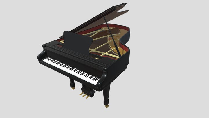 Grand Piano 3D Model