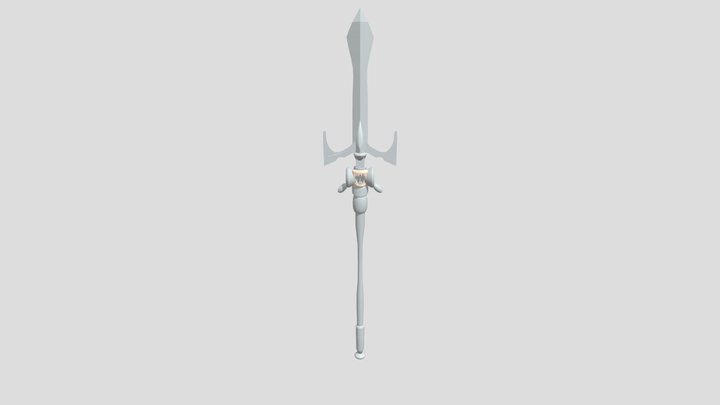 Hades Spear WIP 3D Model