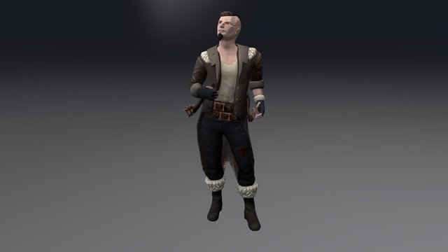 Tjall, The Northern Pirate 3D Model