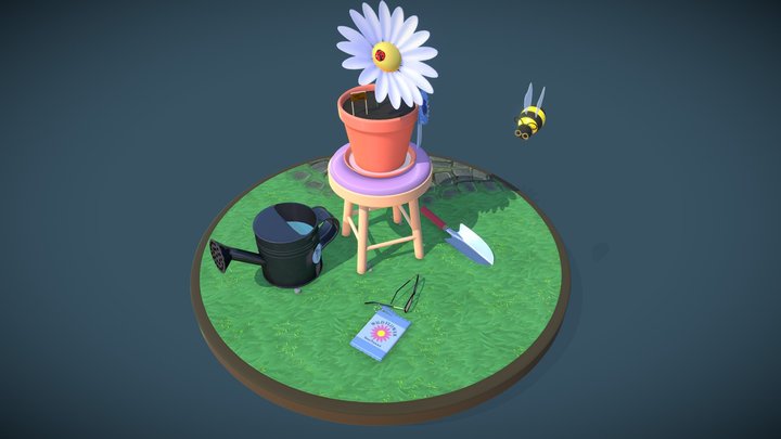 Wildflower 3D Model