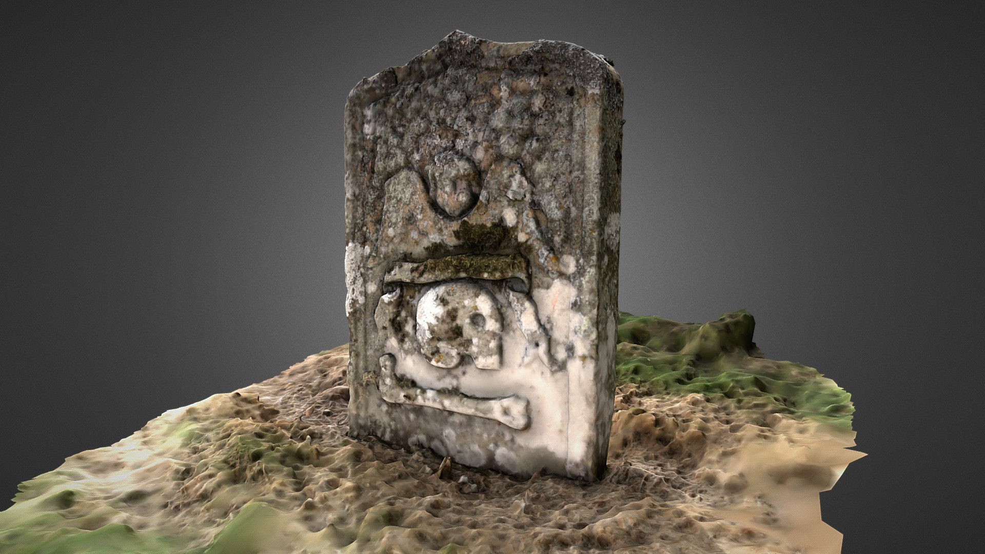 1720 Gravestone Hume Kirkyard, Scottish Borders