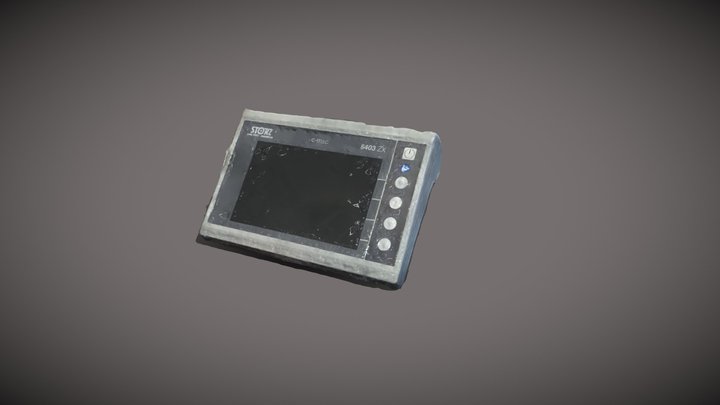 Video Laryngoscope monitor - Monitor Video Lar, 3D Model