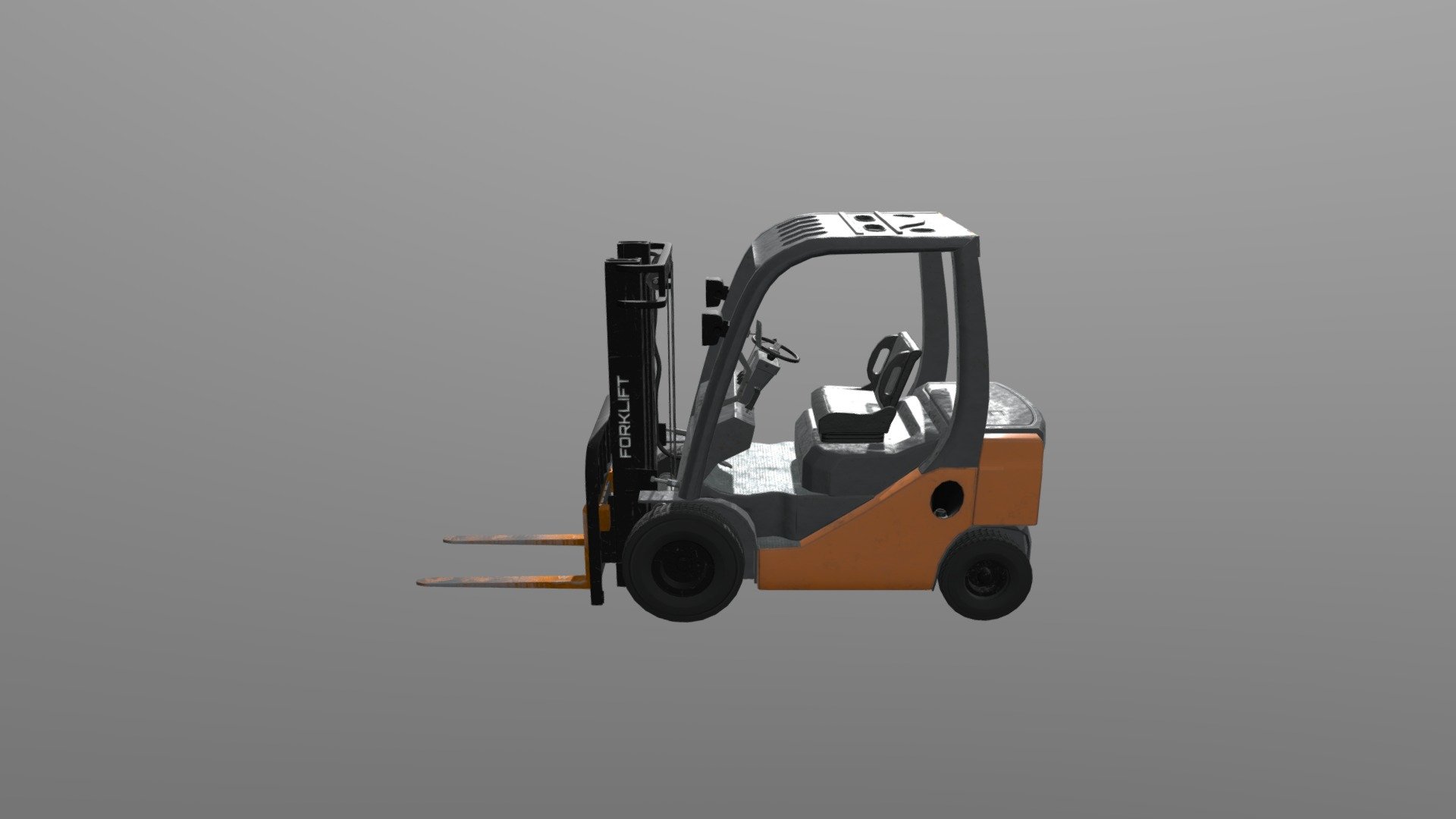 Forklift Download Free 3D model by tasraven [77a9000] Sketchfab