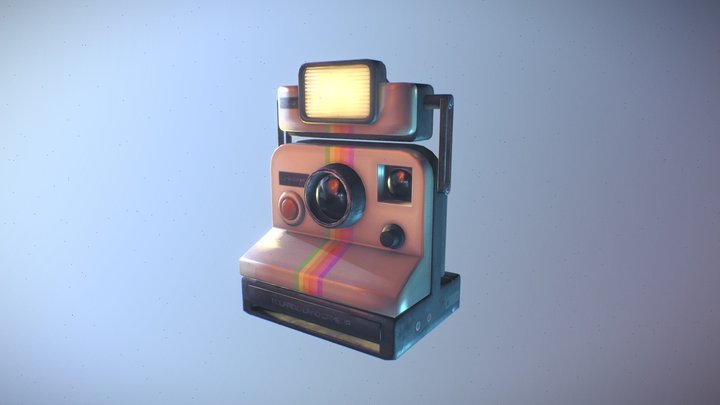 Polaroid Camera 3D Model