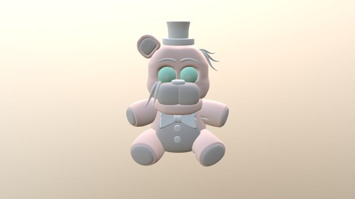 Withered Freddy Plush 3D Model