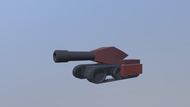 XV-805 Light Tank 3D Model