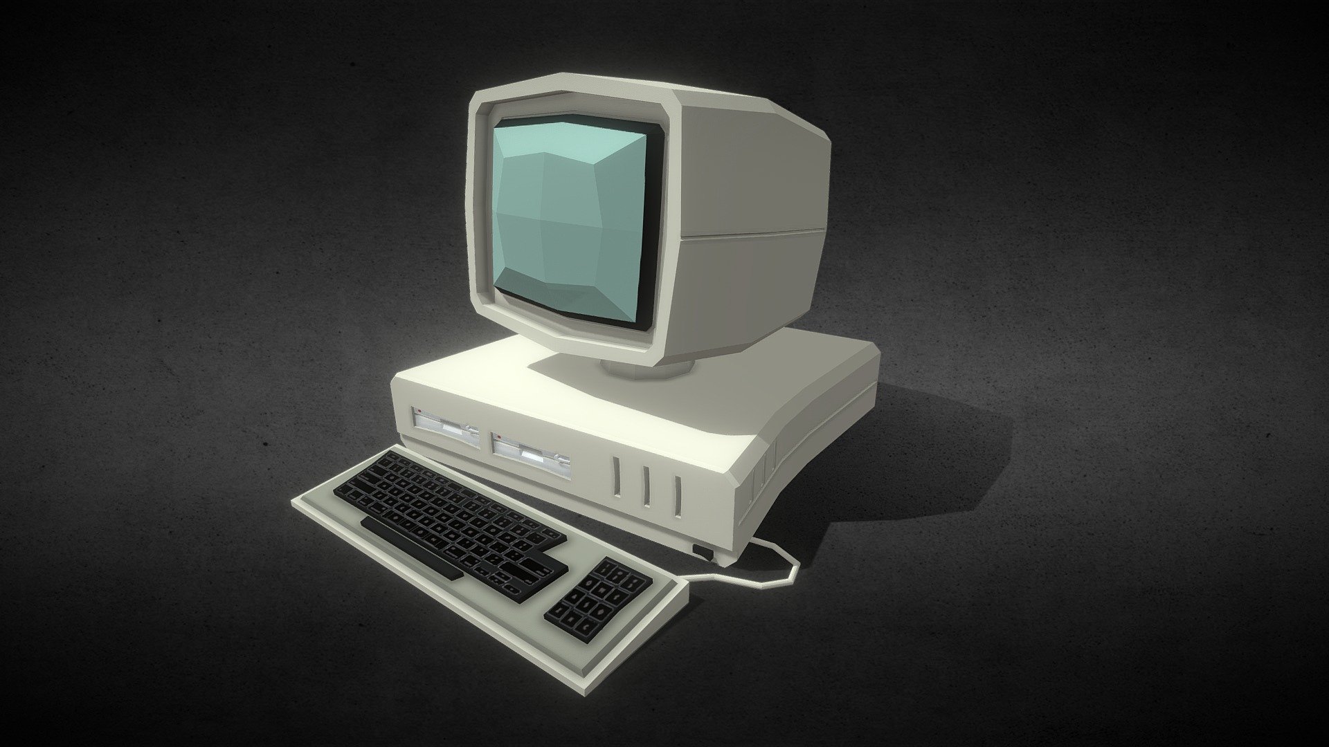 Stylized Vintage Computer - Download Free 3D model by Other.Dimension