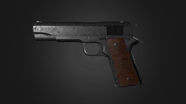 Colt 1911A1 3D Model